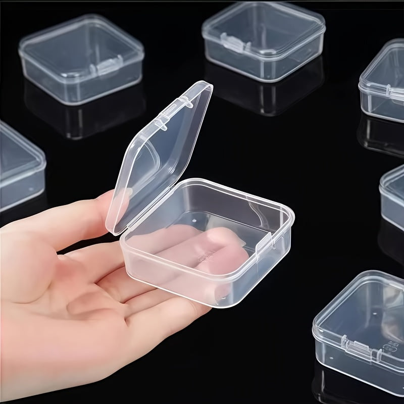 31pcs Set: 30 Small Boxes + 1 Large Box - Plastic Storage Box with Small Containers for Jewelry, Beads, and Accessories. Rectangular Shape and Durable Plastic Material for Organizing Your Jewelry. Ideal for DIY Jewelry Storage, Perfect Valentine's